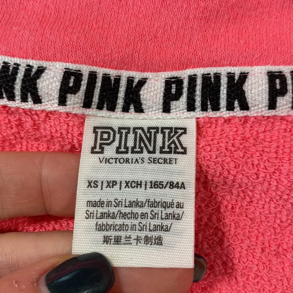 VS PINK • Funnel Neck O Ring Quarter Zip Sweatshirt - Picture 11 of 15